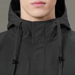 Red Tape Dark Olive Regular Fit Hooded Jacket image 5