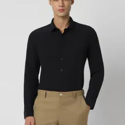Van Heusen Black Cotton Slim Fit Shirt-picture-37