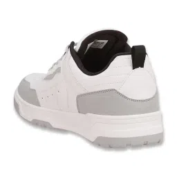 Duke Men's Perforation White & Grey Casual Sneakers image 5