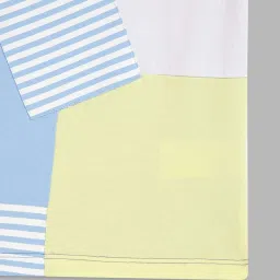 Blue Giraffe Boys Multicolor Cotton Color Block T-Shirt image 5