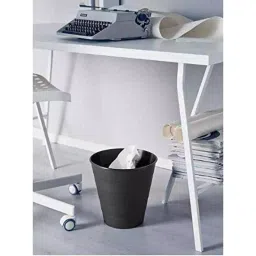 Veeshna Polypack 10 L Black Plastic Bucket Bin 1 Pc image 2