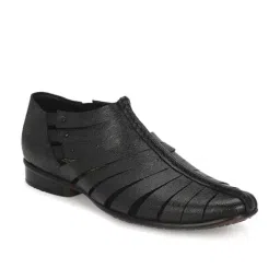Hitz Men's Black Fisherman Sandals image 3
