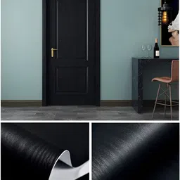 ANNA CREATIONS Black Printed Self-Adhesive Waterproof Wall Sticker image 3