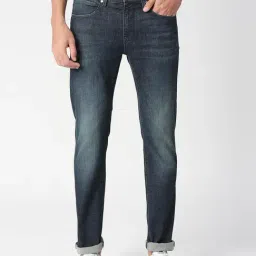 Pepe Jeans Dark Blue Slim Fit Lightly Washed Jeans-picture-31