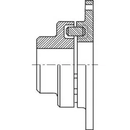 Mitsuboshi Nomex LE Type Chan Coupling Overall Length 47.5 mm, Max Torque 39.2 Nm, 10000 RPM, Nor-Mex LE67-106 image 2