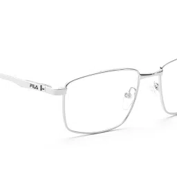 Fila Silver Rectangular Eye Frames for Men image 5