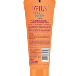 Lotus Herbals Safe Sun 3 In 1 Matte Look Daily Sunblock SPF 40 - 50 gm image 2