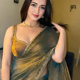 Saree Mall Bronze Silk Embellished Saree with Blouse Piece image 2