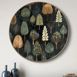 Livin'luxe Black MDF Other Wall Paintings-picture-13