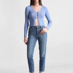 Only Blue Regular Fit Cardigan image 5