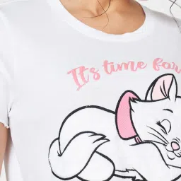 Dreamz by Pantaloons White Graphic Top image 5