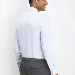 Allen Solly Blue Cotton Regular Fit Printed Shirt image 2