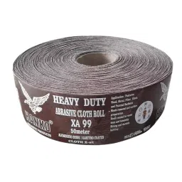HANKO Heavy Duty Abrasive Hard Cloth Roll 50 m Aluminium Oxide 93 mm Width 320 Grit Size, XA99-image-50