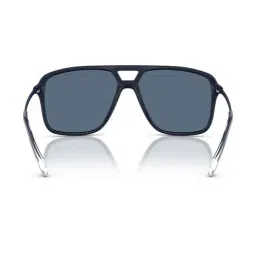 Armani Exchange EXCHANGE VIBES Blue UV Protected Pilot Sunglasses for Men 0AX4150SU81818059 image 3