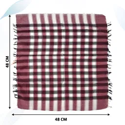 Kuber Industries Grey & Pink 24 Pieces Checked Durable Cotton Kitchen Towels image 3