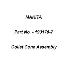 Makita Collet Cone Assembly Size 8 mm for RP0910, Part No 193178-7-picture-11