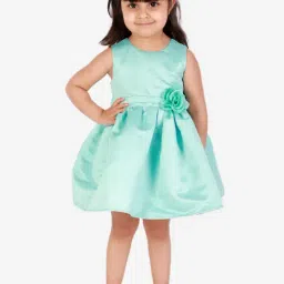 KidsDew Green Applique Casual Dress-picture-42