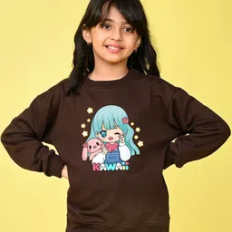 NUSYL Girls Printed Sweatshirt-picture-34