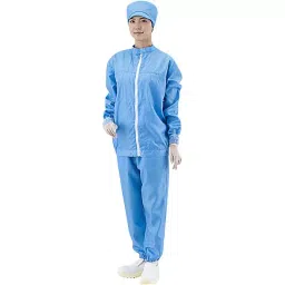 AS ONE ASPURE Clean Pants 2L Size Polyester 100 with Conductive Yarn Blue, 2-5190-14 image 2