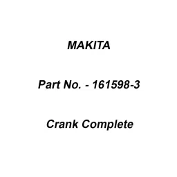 Makita Crank Complete Suitable For UH266D, Part No 161598-3-picture-41