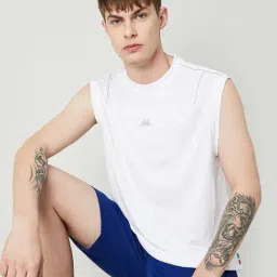 KAPPA White Regular Fit Tank T-Shirt-picture-21