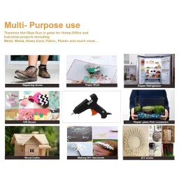 Vtronix Glue Gun 40 W Corded Electric With 5 Pcs Black Glue Sticks image 3