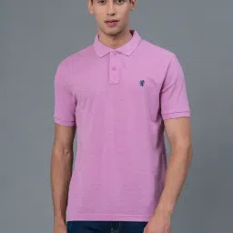 Red Tape Pink Regular Fit Polo T-Shirt-image-69