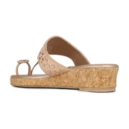 Inc.5 Women's Rose Gold Toe Ring Wedges image 5