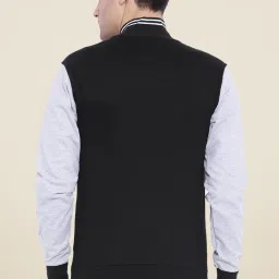 Campus Sutra Black Solid Sweatshirt image 2