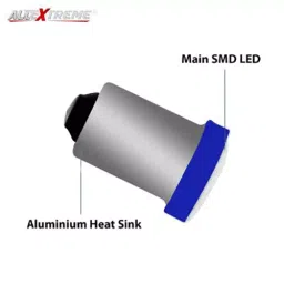 AllExtreme EXBA9PB LED Parking Light Bulb for Car Bike and Motorcycle (3 W,Blue,2pc) image 3