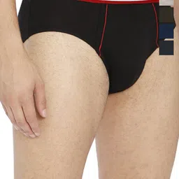 Lux Cozi Pack Of 5 Cotton Assorted Briefs LUX_015_5I_BIGSHOT_BRIEF_PLAIN_ASSORTED_110-image-18