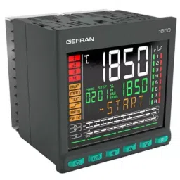 GEFRAN 1850 PID Temperature Controller 96x96x80 mm 4 Input 5 Output Analogue 24 V Supply Voltage PID Controller, 1850-R-RR0-0-1-03-5-M0-00-1-00-picture-23