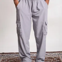 JAIPUR GLOBAL Men Relaxed Straight Leg High-Rise Cargos-picture-31