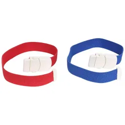 FAIRBIZPS Tourniquet Belt for Bleeding control with Plastic Buckle Universal Size Blue & Red, FA_79 (Pack of 2 Pcs) image 2