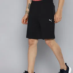 Puma Men Black Slim Fit Sports Shorts-image-95