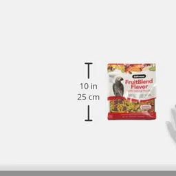 ZuPreem Fruitblend Flavor With Natural Flavors Avian Diets Medium & Adult Large Bird Food Pellet - 907 Gm image 3