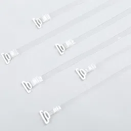 Licogel Nonskid Versatile Nonslip Silicone Bra Shoulder Strap Clear 3 Pairs Removable Nonslip Skinny Silicone Lightweight Bra Replacement Strap image 3