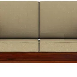 UrbonArts Wood Sofa Set 2 Seater Home Living Room | 2 Seater Sofa Set Wooden | Office Furniture Sofa Set | Without Pillow | Two Seater Sofa Set (Honey, 2 Seater), 2-Person Sofa, Brown image 4