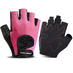 lnrueg Workout Gloves Half Finger Unisex Shock-Absorbing Protective Lightweight Weight Lifting Gloves Driving Hiking image 1