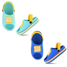 Smartots Kids Pack Of 2 Typographic Croslite Clogs-image-21