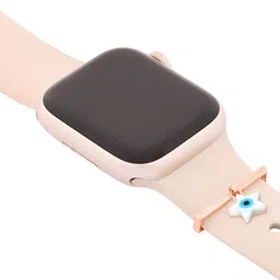 MINUTIAE Rose Gold-Plated Crystal-Studded WatchCharm image 4