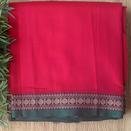 Weaves of Tradition Zari Pure Cotton Narayan Peth Saree image 2