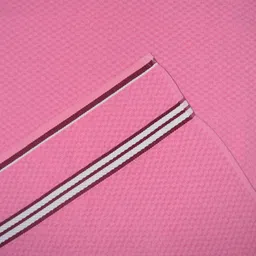 Athom Living Popcorn textured Solid Bath Towel Pack Of 2 - Pink & Maroon image 4