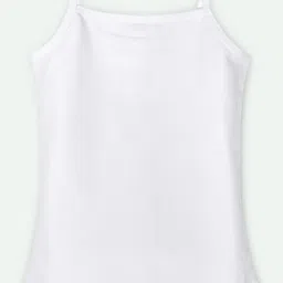 Ariel Cotton Lycra Knit Pack Of 3 Sleeveless Solid Camisoles - White image 5