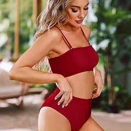 DINESH FASHION Strapless Swim Bikini Set image 3