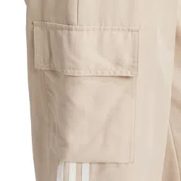 Adidas Originals Beige Relaxed Fit Sports Trackpants image 5