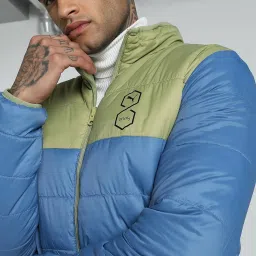 Puma Calming Green Slim Fit Reversible Jacket image 5