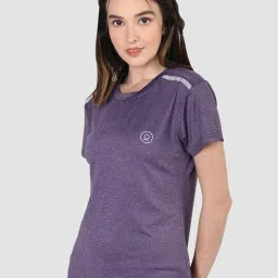 Chkokko Purple Plain T-Shirt image 5