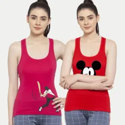 Friskers Multicolor Printed Camisole (Pack Of 2)-picture-30