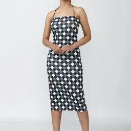 Forever 21 Multicolor Printed Midi Bodycon Dress-image-54